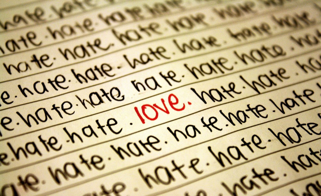hate, hate, love
