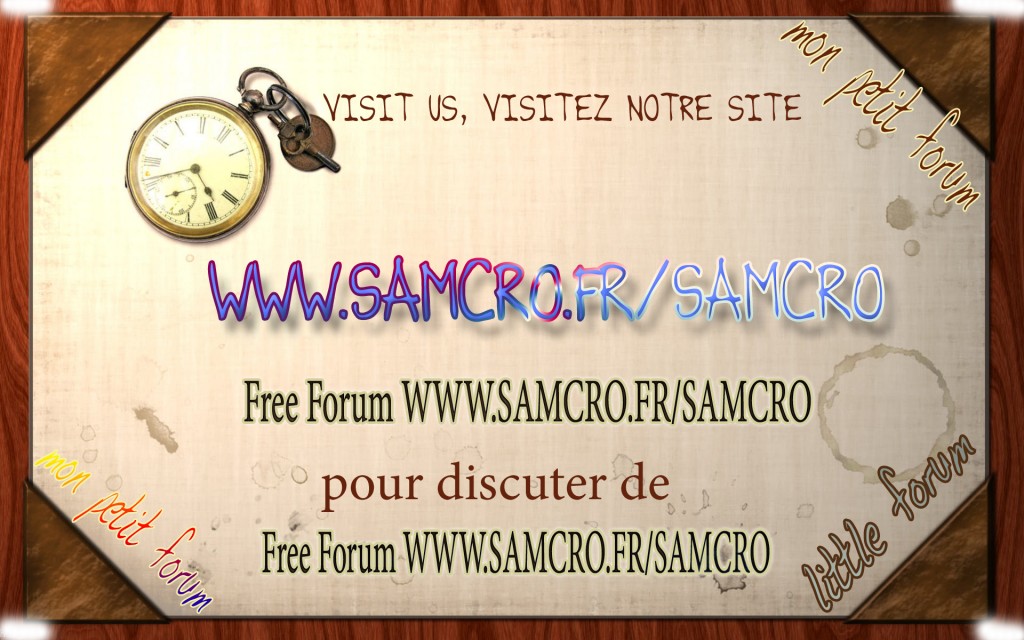 visitez notre site, http://samcro.fr/samcro