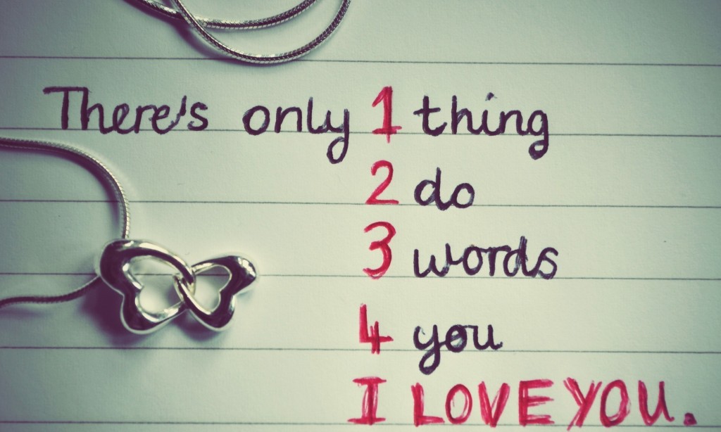 1 thing .. 2 do .. 3 words