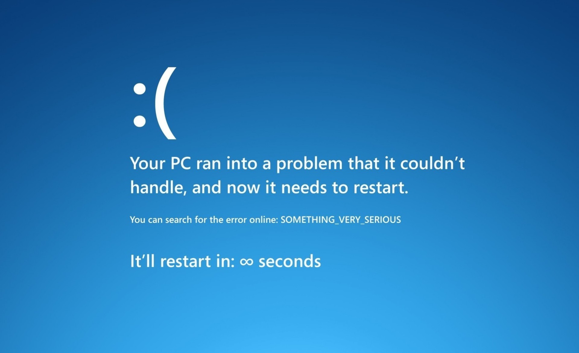 your pc ran into a problem that it couldn’t handle and now