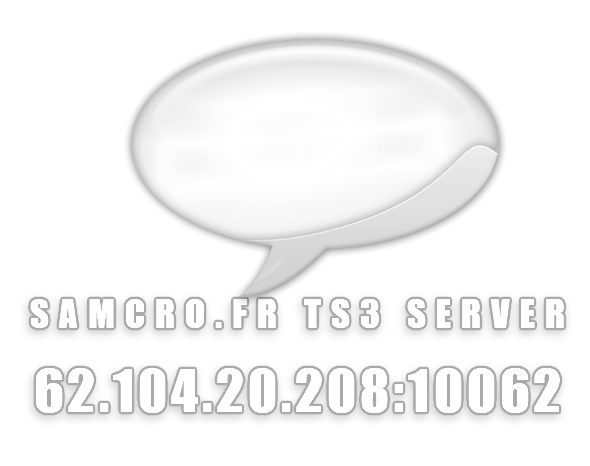 Samcro.fr SAMCROFR samcro.fr TS3 Server